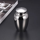 Stainless Steel Cylinder Bottle Ashes Holder Keepsake