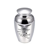 Stainless Steel Cylinder Bottle Ashes Holder Keepsake