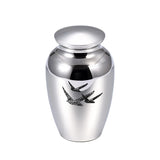 Stainless Steel Cylinder Bottle Ashes Holder Keepsake