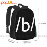 4Chan B Random Backpack Large Capacity Creative Storage Bag