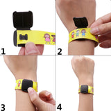 4PCS Kids Outdoor Safe Anti-lost Wristband Safety Bracelet Waterproof