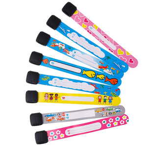 4PCS Kids Outdoor Safe Anti-lost Wristband Safety Bracelet Waterproof