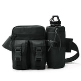 4PCS Camouflage Waist Bags with Bottle Holder Military Detachable Belt Pack