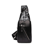 USB Charging Chest Bag for Men Crossbody Shoulder Sling Bag