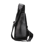 USB Charging Chest Bag for Men Crossbody Shoulder Sling Bag