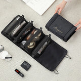 4PCS in 1 Cosmetic Bag For Women Zipper Mesh Separable Cosmetics Pouch
