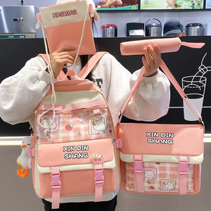 Mini Nylon Travel Backpack Shoulder Bag Lightweight Backpack for Women Girl