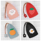 4Pcs Women Easy Clean PU Leather Anti Scratch Key Cover Protective Case