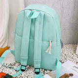 4Pcs School Backpacks for Teen Girls Student Book Bag Kids Mochilas Sac