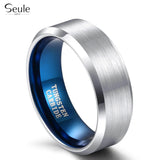 4mm 6mm 8mm Couple Tungsten Steel Ring