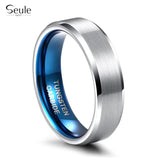 4mm 6mm 8mm Couple Tungsten Steel Ring