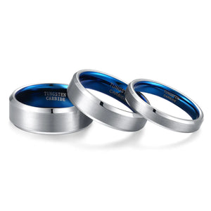 4mm 6mm 8mm Couple Tungsten Steel Ring