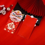 4pcs Cartoon Childrens Gift Money Packing Bag Red Envelope Spring Hongbao