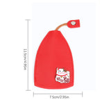 4pcs Cartoon Keys Holder Cases PU Key Bags Large Capacity Unisex Christmas