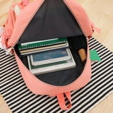 4pcs Cartoon Nylon School Backpack Travel Daypacks for Student Teen Girls