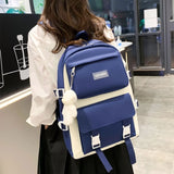 4pcs Backpack Drawstring Bag Handbag Pencil Case School Bookbag for Teenagers