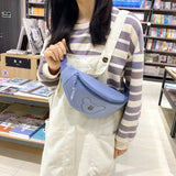 4pcs Bear Backpack Handbag Pencil Case Waist Bag Set for Girls
