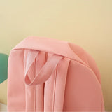 4pcs Lace School Backpack with Shoulder Bag Pencil Case Book Bags