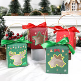 4pcs Santa Snowman Christmas Candy Boxes Xmas Box Navidad Year Packging Bags