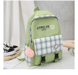 Daisy Print Women Backpack School Bags For Teenage Girls