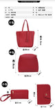 4pcs Set Tassel Crossbody Bag Wallet Purse for Women Lady Girl