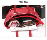 4pcs Set Tassel Crossbody Bag Wallet Purse for Women Lady Girl