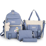 Canvas Schoolbags For Teenage Girls Backpack Women Student School Bags