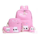 Canvas Women Backpacks Schoolbag Teenager Girls Rucksack Moclila Sac