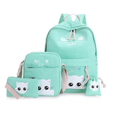Canvas Women Backpacks Schoolbag Teenager Girls Rucksack Moclila Sac