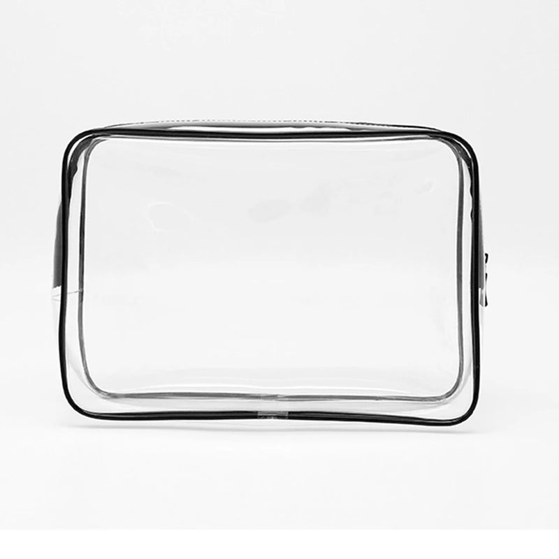 4pcs Travel Zipper Closure Waterproof Clear Bags Set
