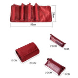 4pcs Women Travel Wash Bag Large Storage Pouch Makeup Bag