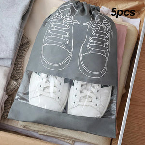 Shoes Storage Bag Closet Organizer Portable Waterproof Pocket