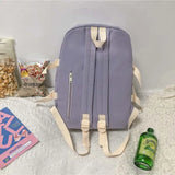 5 Colors Nylon Waterproof Student Backpack