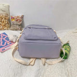 5 Colors Nylon Waterproof Student Backpack