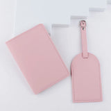 5 Colors Couple Sets Solid DIY Lover Couple Wedding Passport Cover Case Set