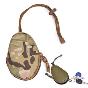 Outdoor Camouflage Key Bag Wallet Car Key Holder Nylon Pouch
