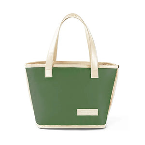 Portable Leather Lunch Bag Large Capacity Insulated Case