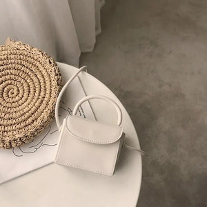 Mini PU Leather Shoulder Bag for Women Cross-body Stylish