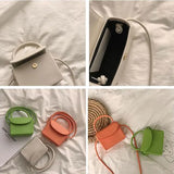 Mini PU Leather Shoulder Bag for Women Cross-body Stylish