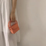 Mini PU Leather Shoulder Bag for Women Cross-body Stylish
