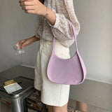 5 Colors Shoulder Bags Women PU Leather Popular Bag Retro Top-handle