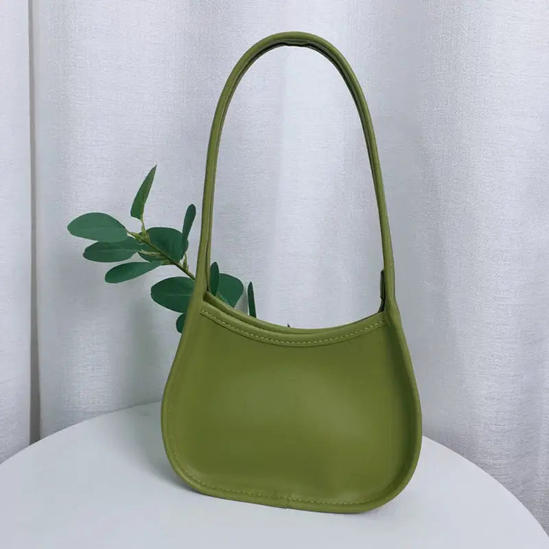 5 Colors Shoulder Bags Women PU Leather Popular Bag Retro Top-handle