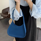 5 Colors Shoulder Bags Women PU Leather Popular Bag Retro Top-handle