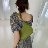 5 Colors Shoulder Bags Women PU Leather Popular Bag Retro Top-handle
