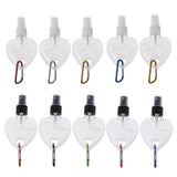 5 Leakproof Travel Mist Spray Bottles w/ Keychain for Toiletries