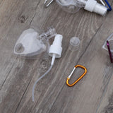 5 Leakproof Travel Mist Spray Bottles w/ Keychain for Toiletries