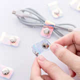 5 Pcs Travel Cable Winder Earphone Protector USB Phone Holder Organizers