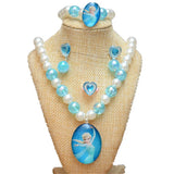Disney Frozen Elsa Princess Necklace Set for Girls