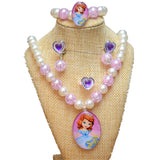 Disney Frozen Elsa Princess Necklace Set for Girls