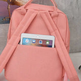 5 Piece Set High School Bags For Teenage Girl Boys Large Capacity Canvas Travel